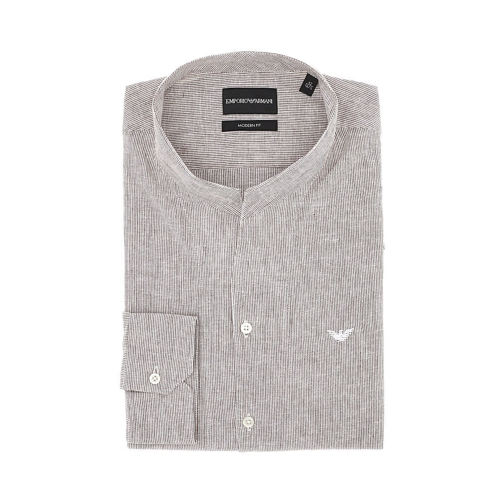 Camicia Modern Fit in misto lino