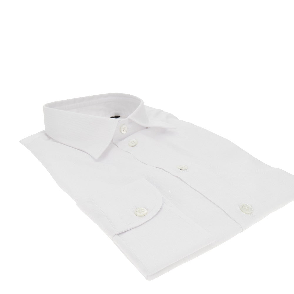 Camicia in cotone microarmaturato