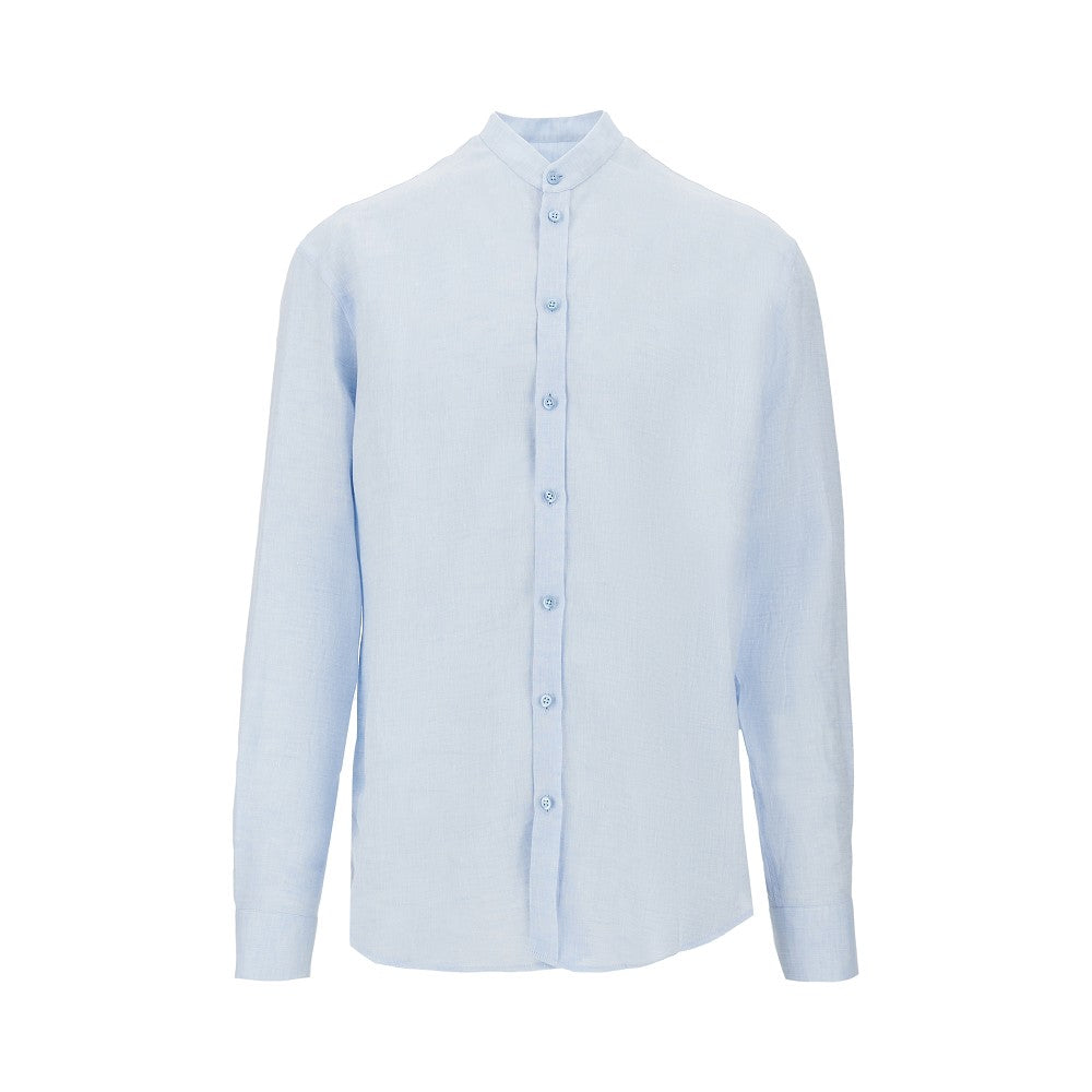 Guru collar linen shirt