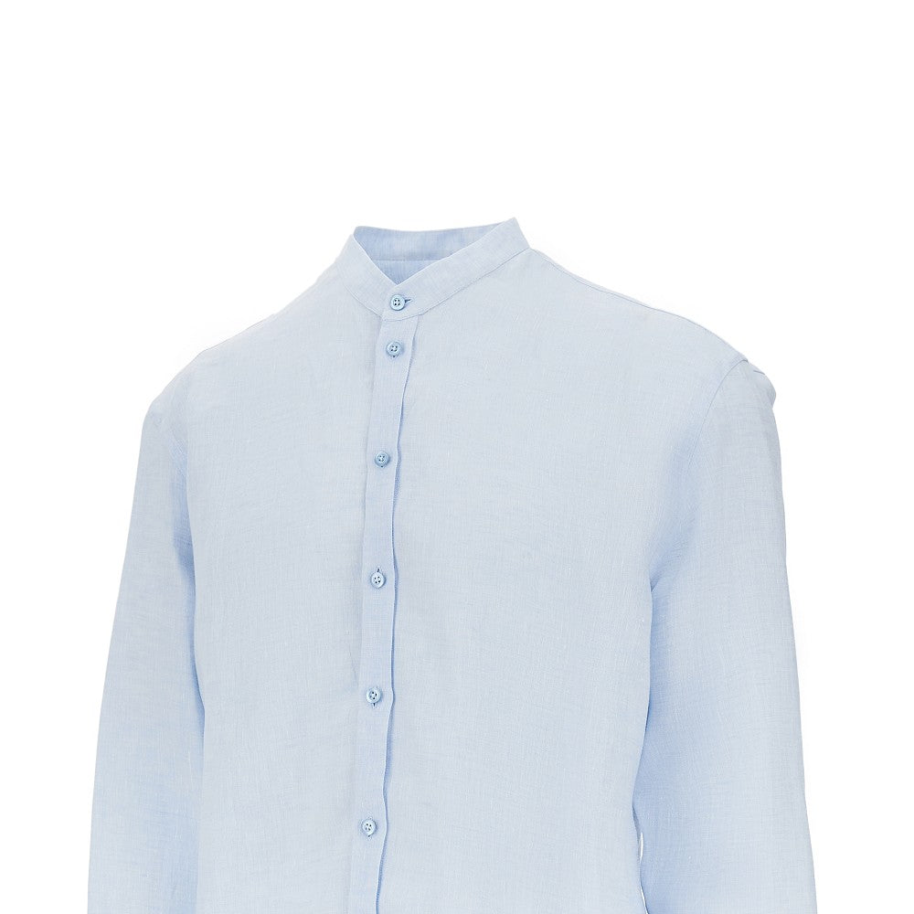 Guru collar linen shirt