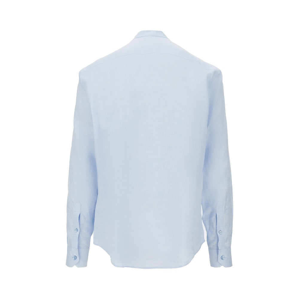 Guru collar linen shirt