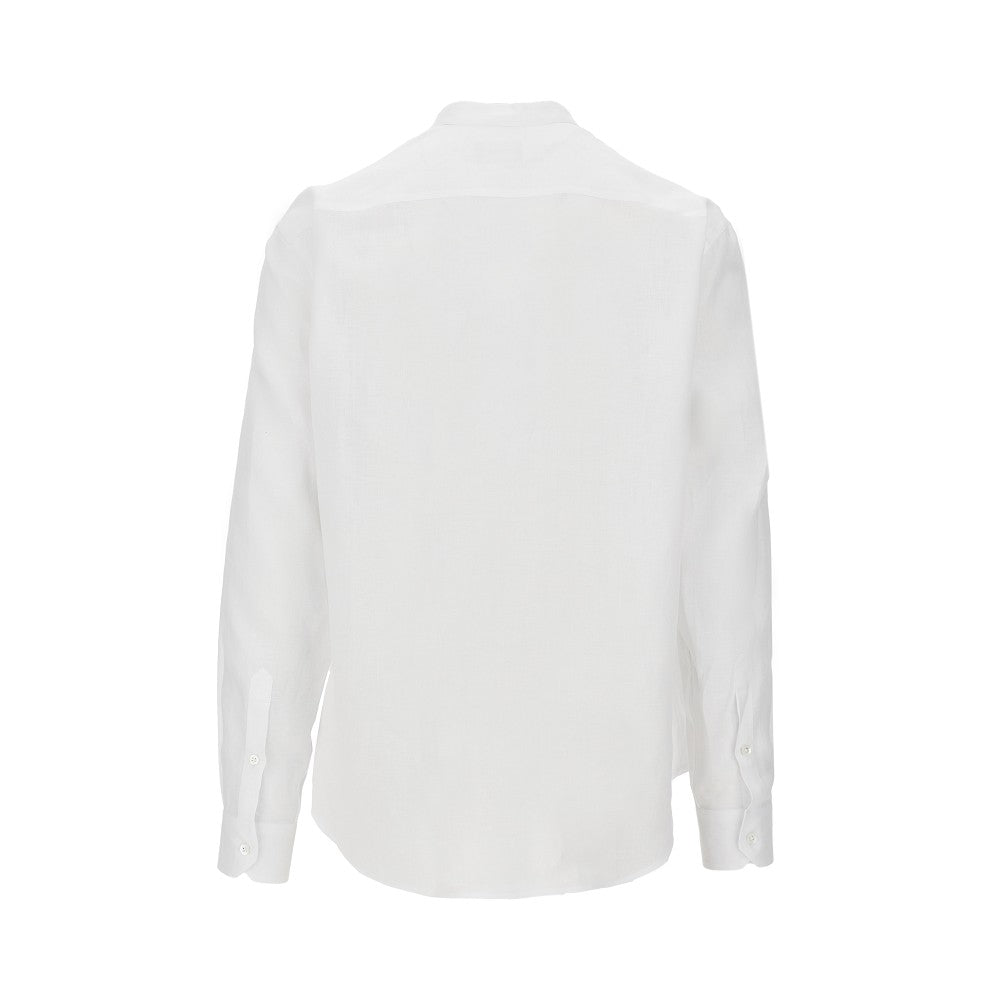 Camicia in lino con collo Guru