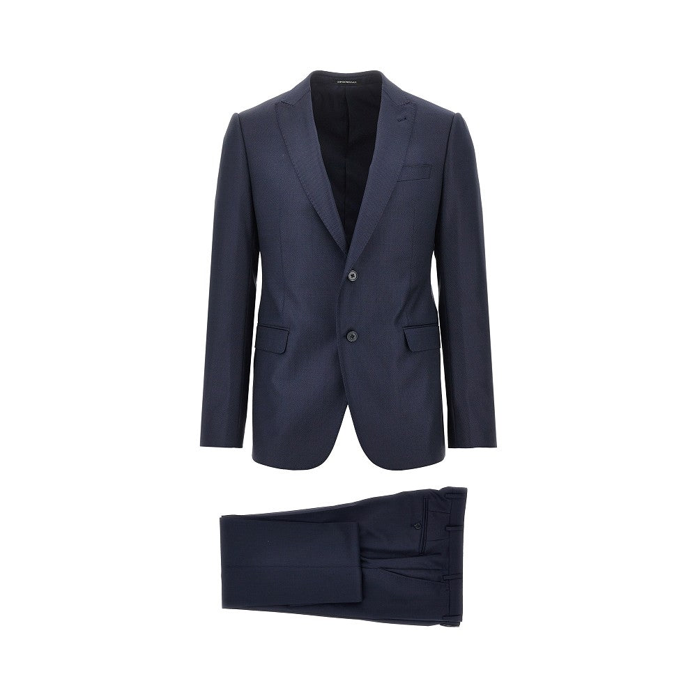 Jacquard wool M Line suit
