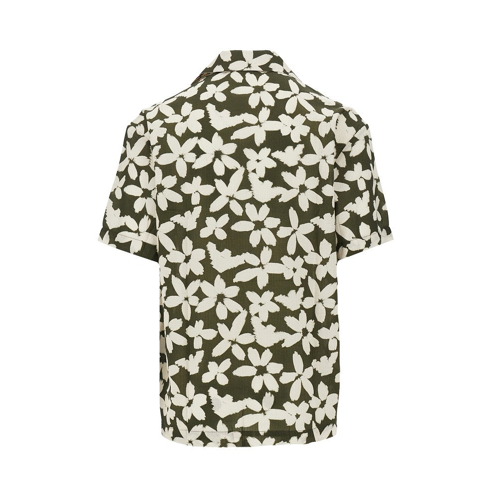 Camicia Swimwear in cotone floreale