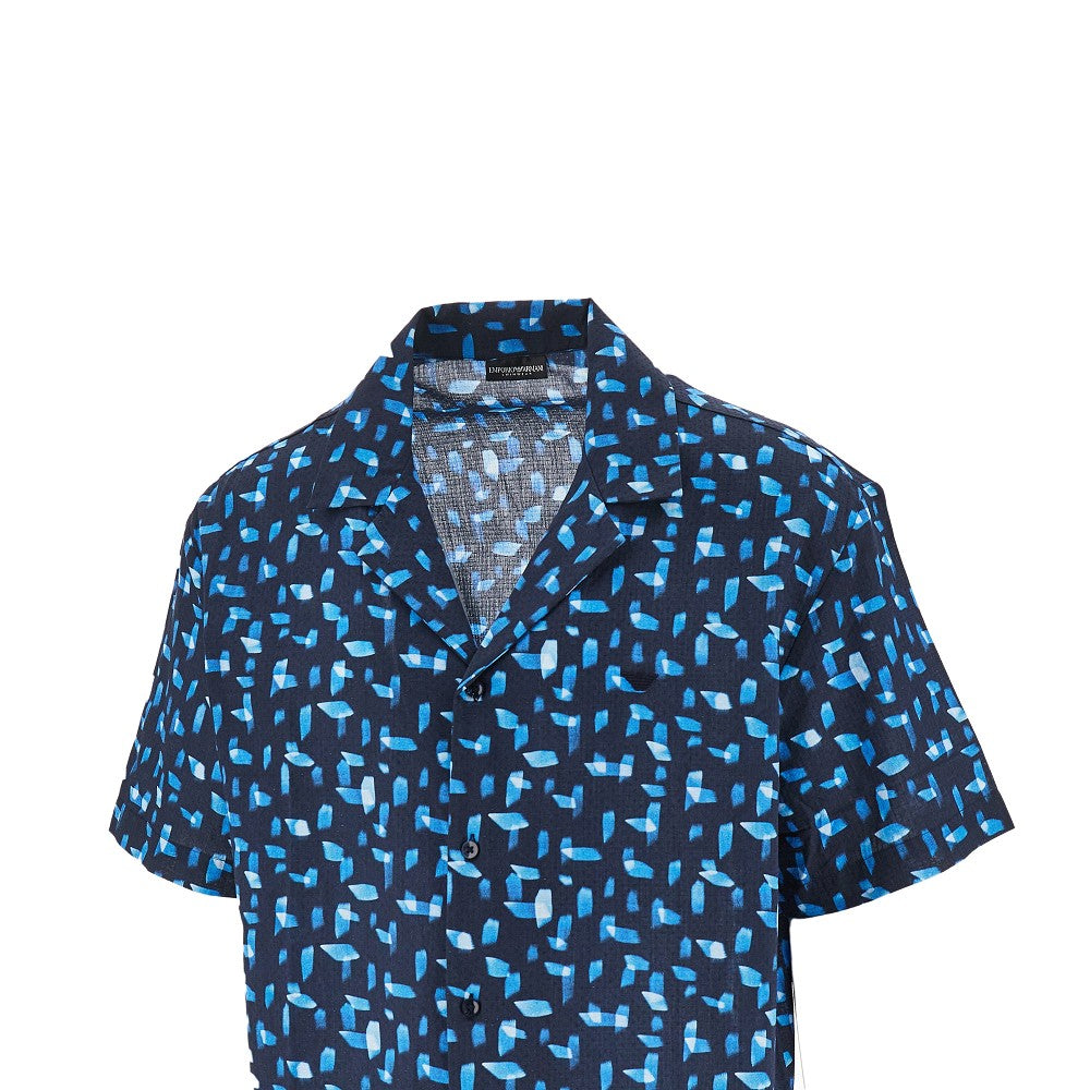 Printed cotton Swimwear shirt