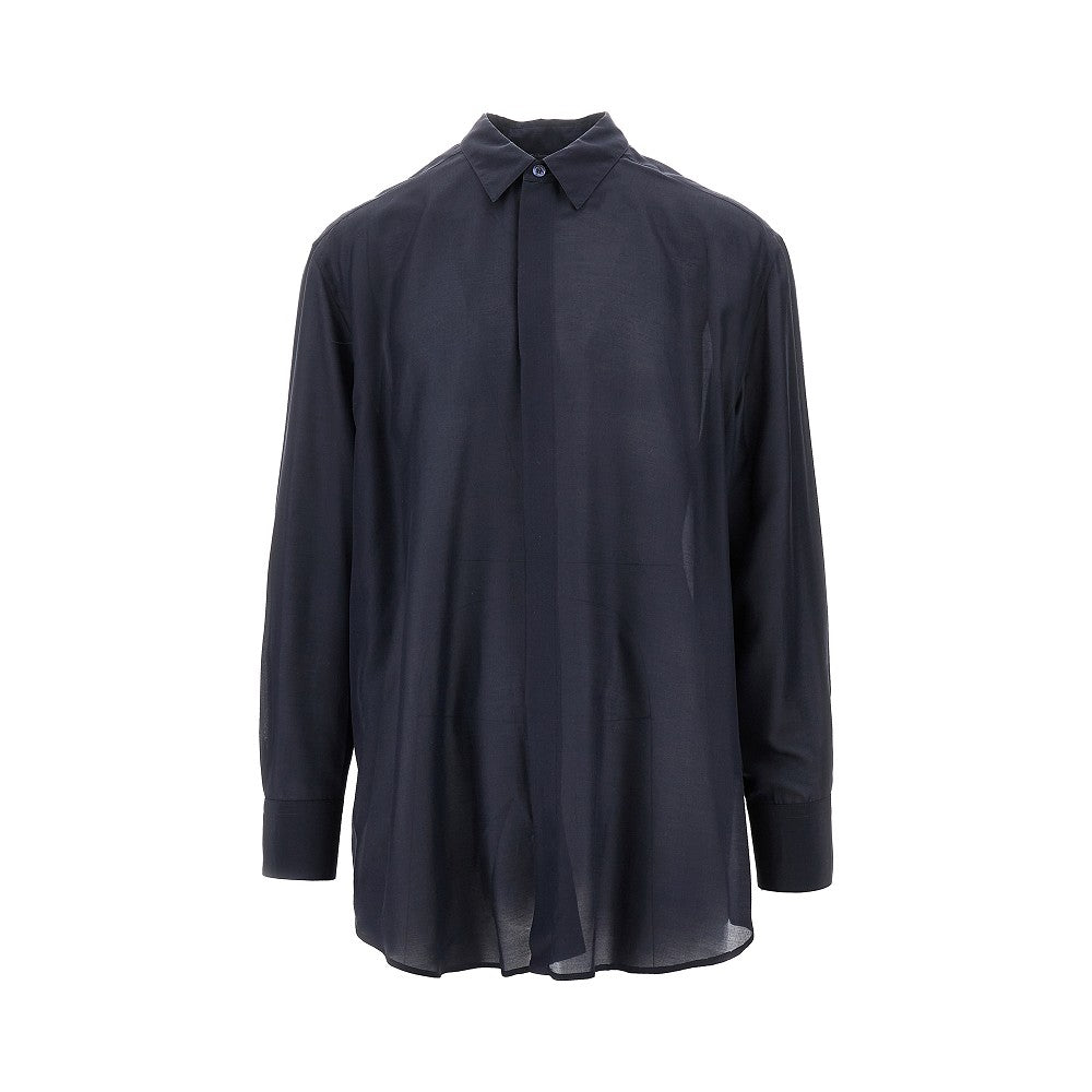 Silk-blend shirt