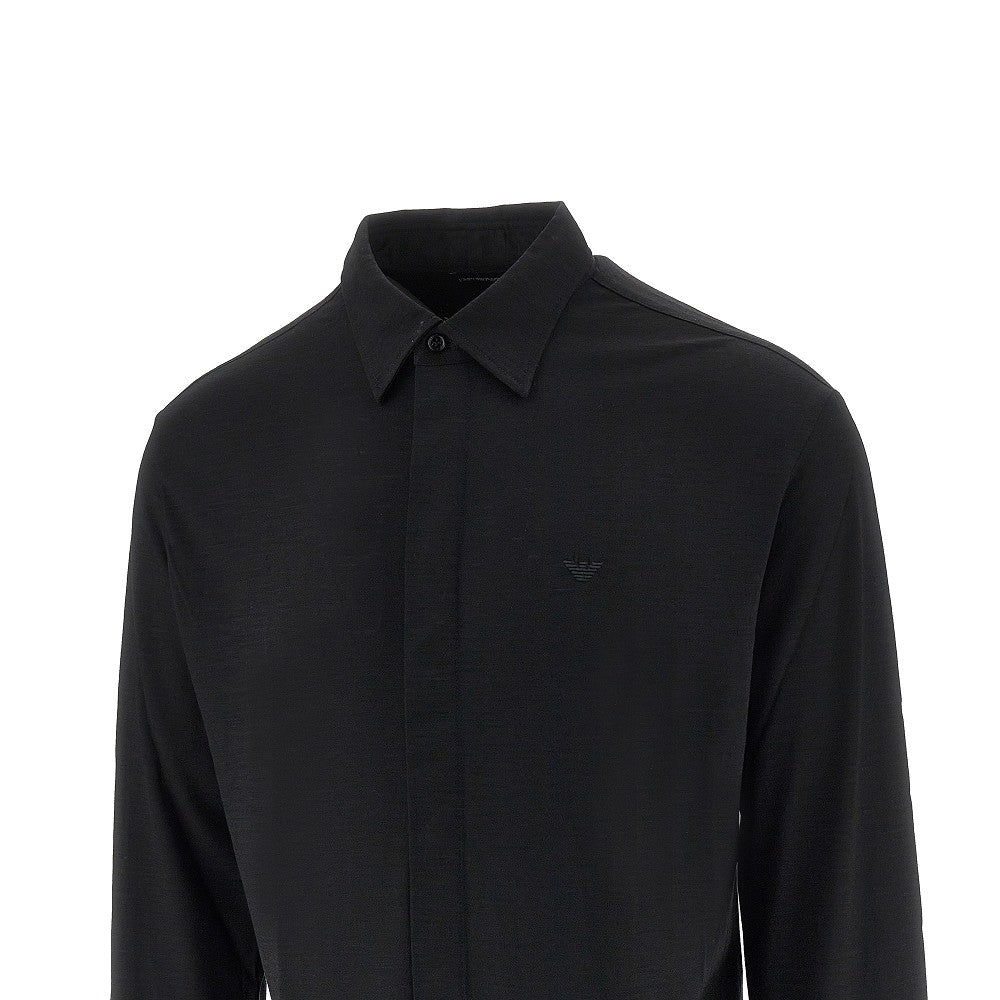 Wool jersey shirt