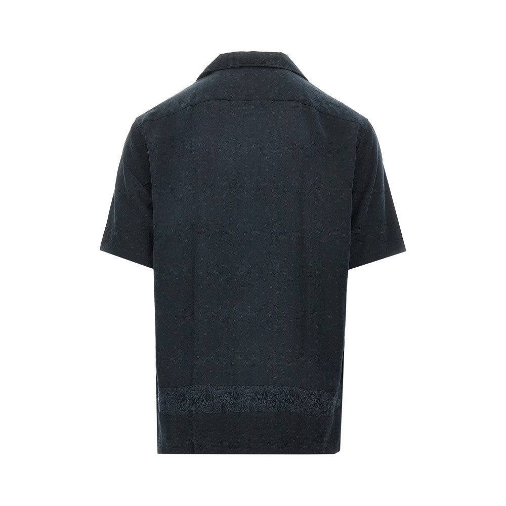Camicia in jacquard con motivo Paisley