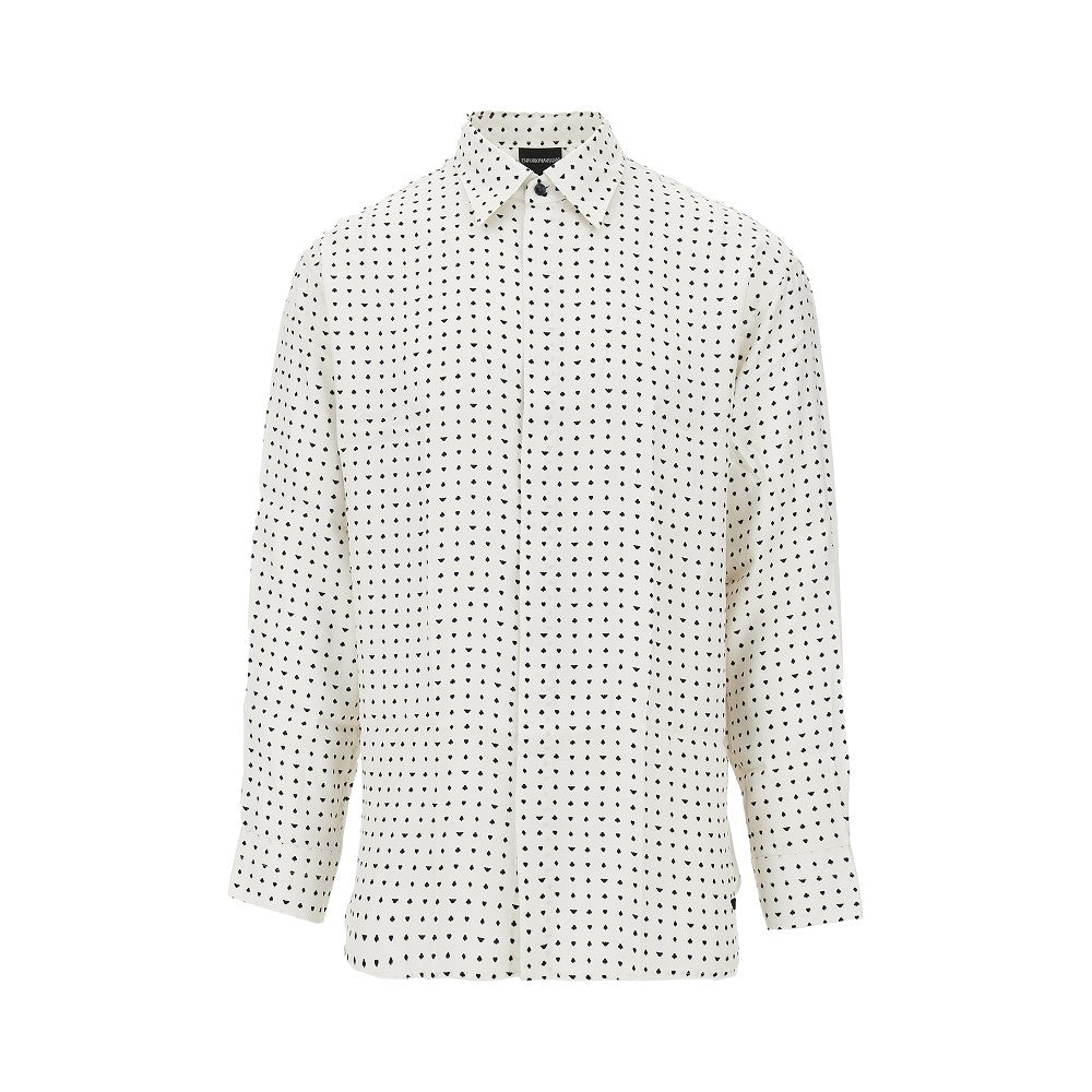 Printed viscose shirt