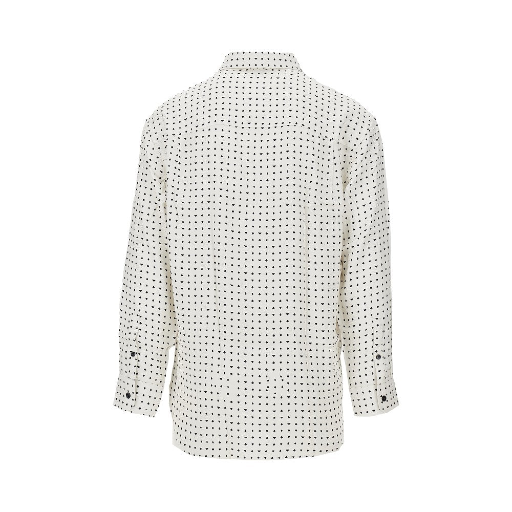 Printed viscose shirt