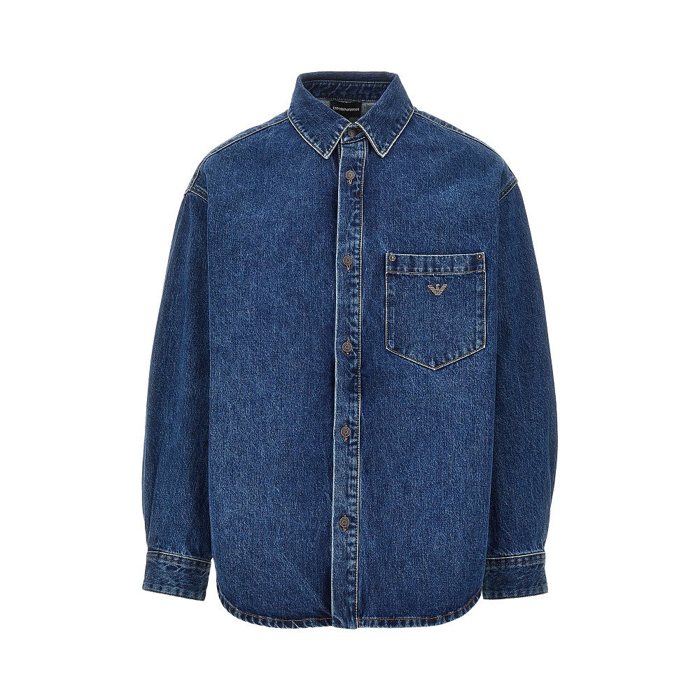 Chest pocket denim shirt
