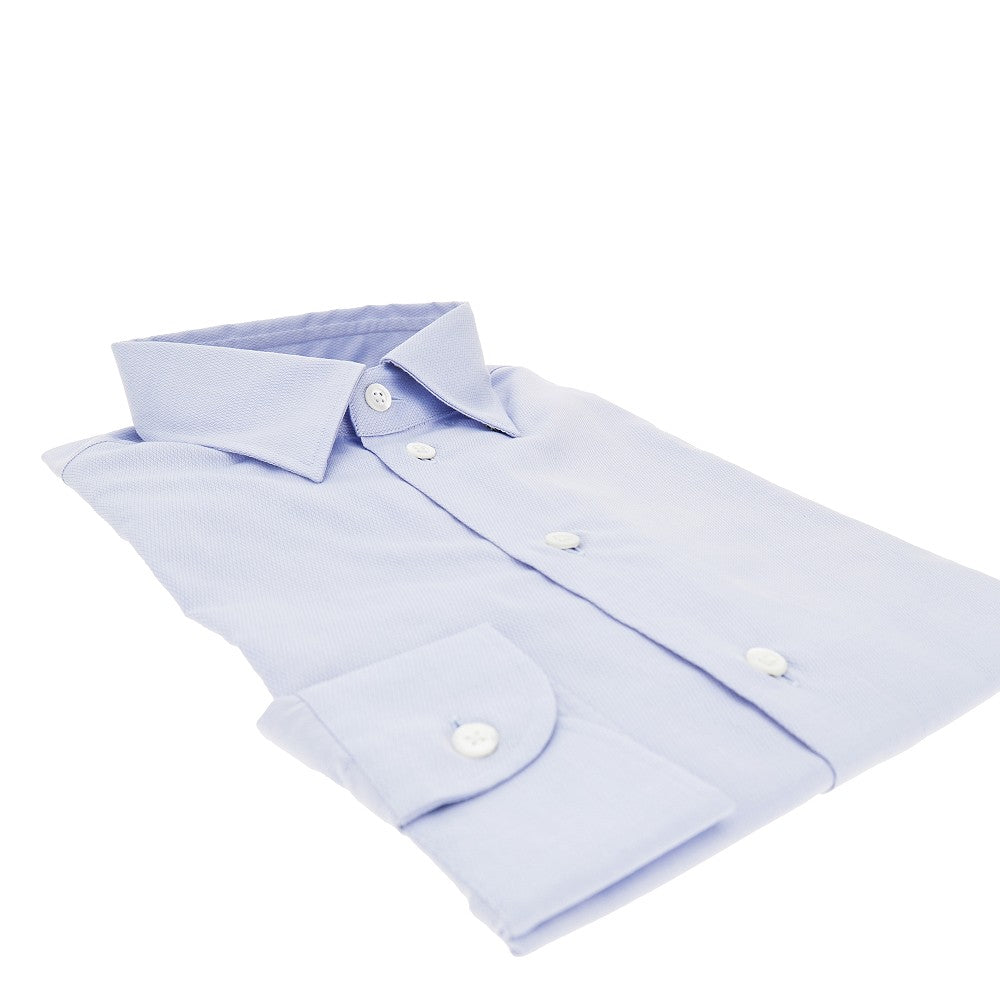 Camicia in cotone microarmaturato
