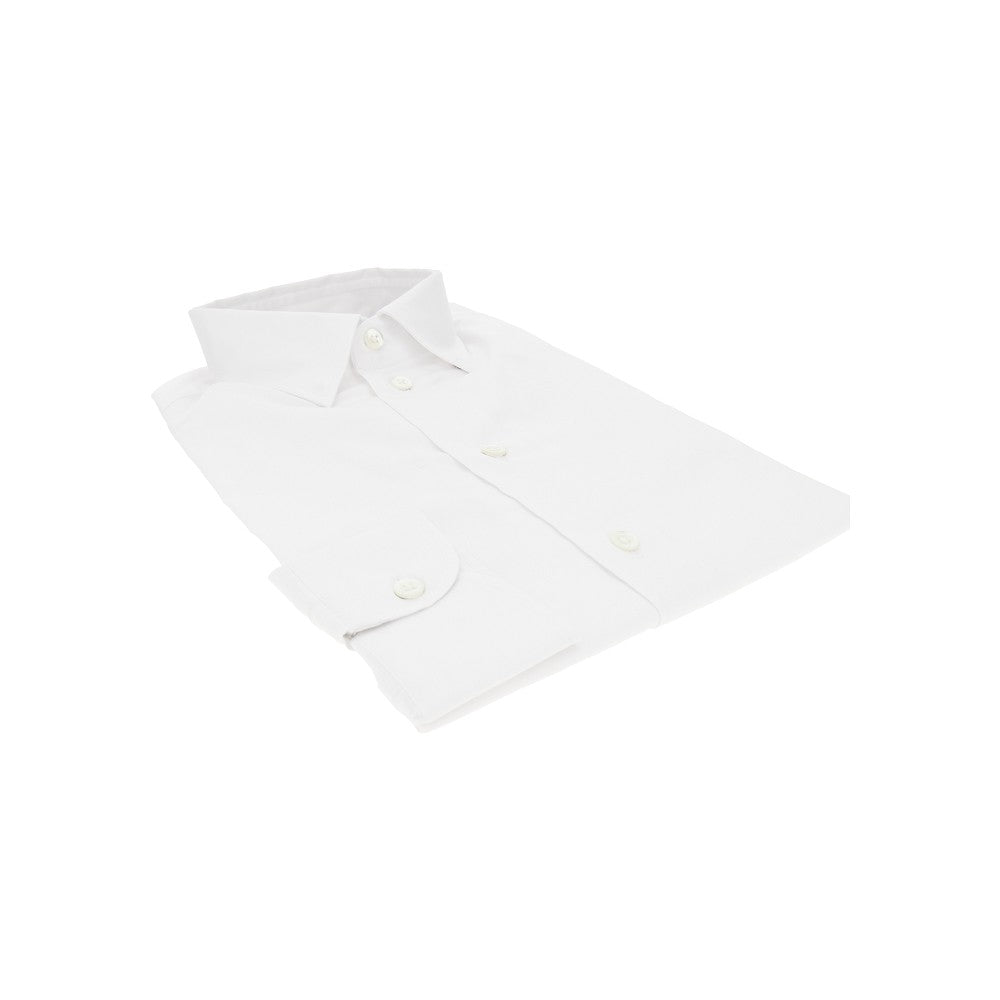 Camicia in cotone microarmaturato