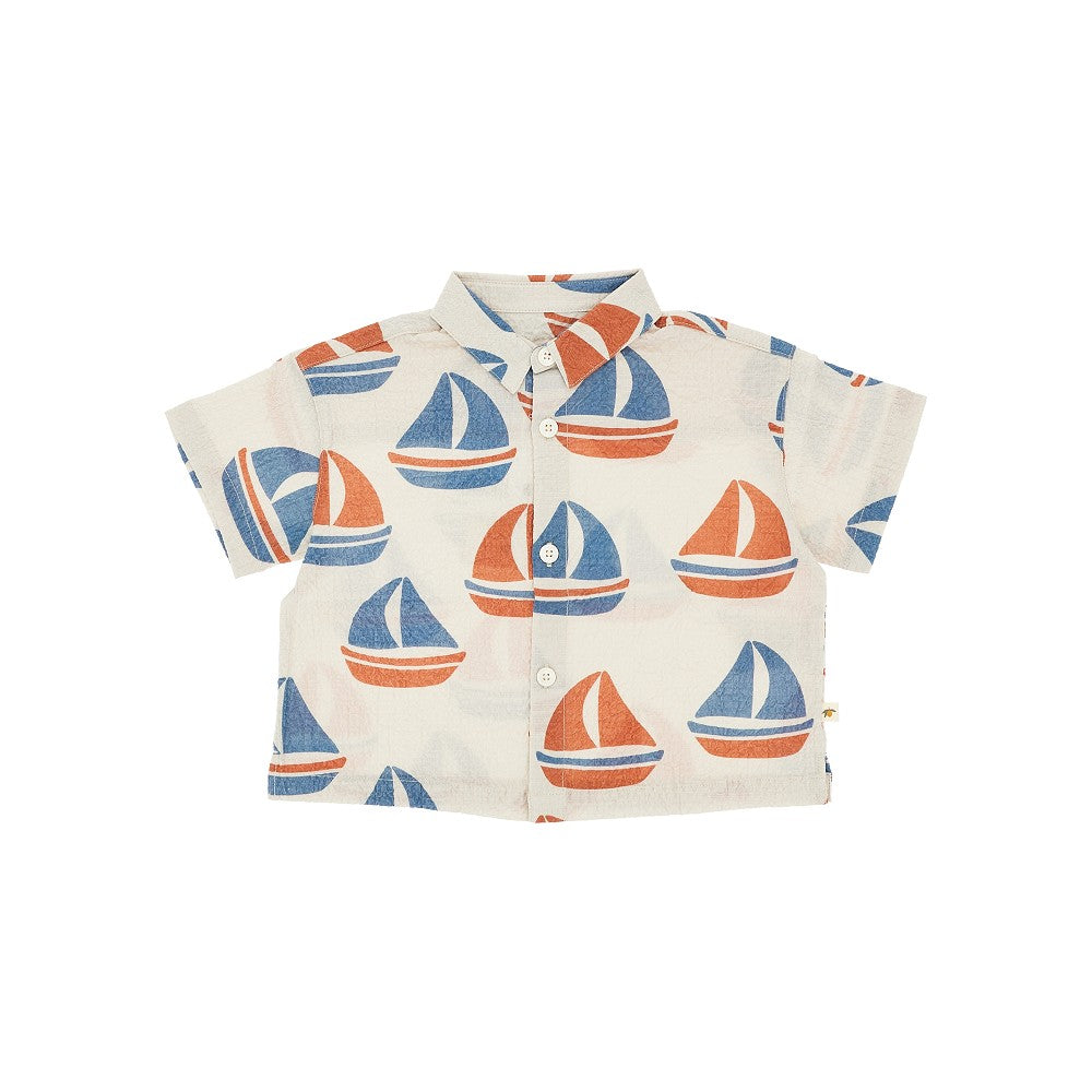 Camicia in seersucker 'Elliot'