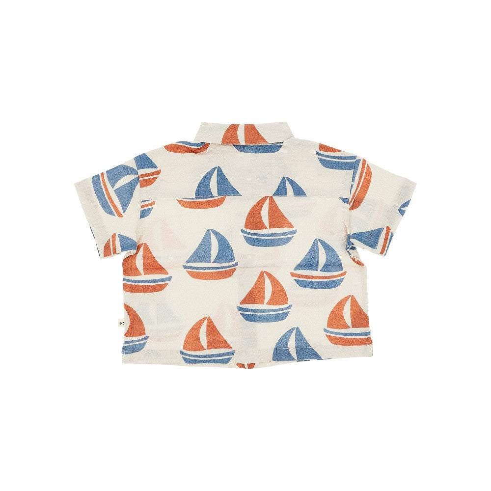 Camicia in seersucker 'Elliot'