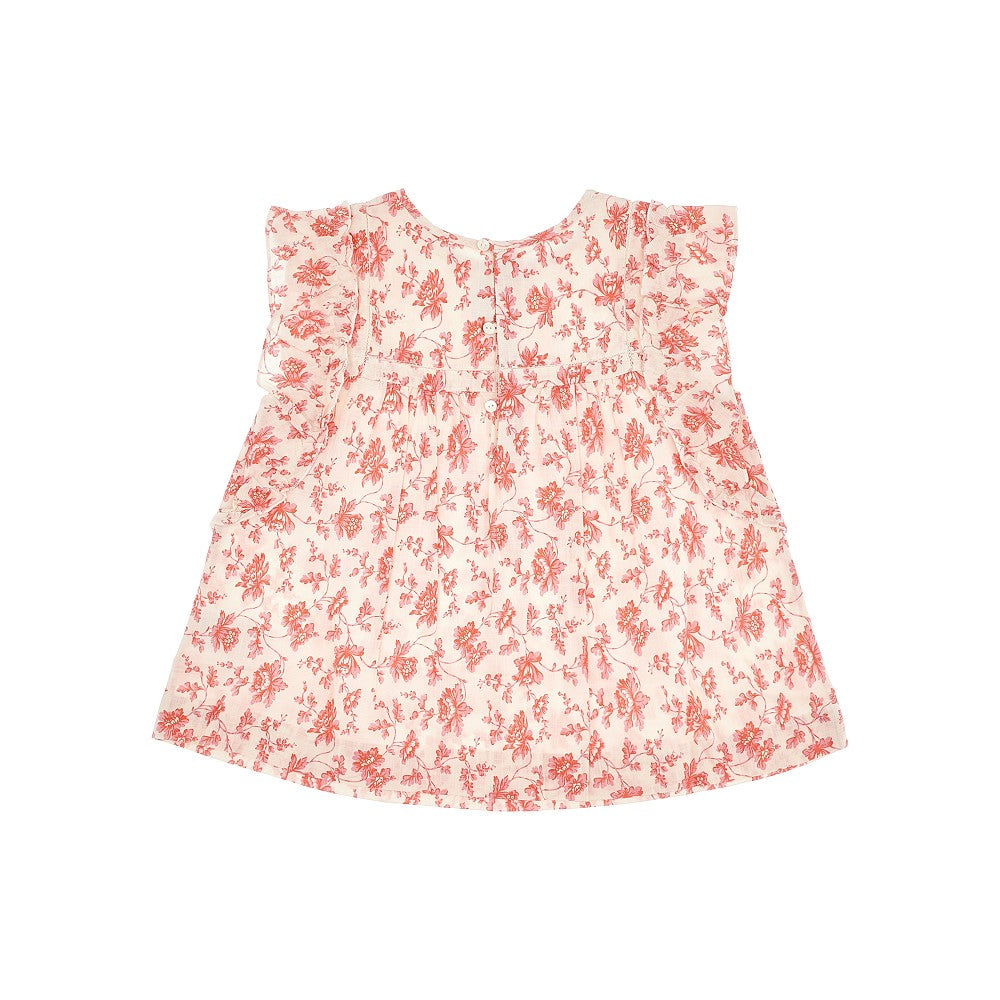 &#39;Celene&#39; floral cotton blouse