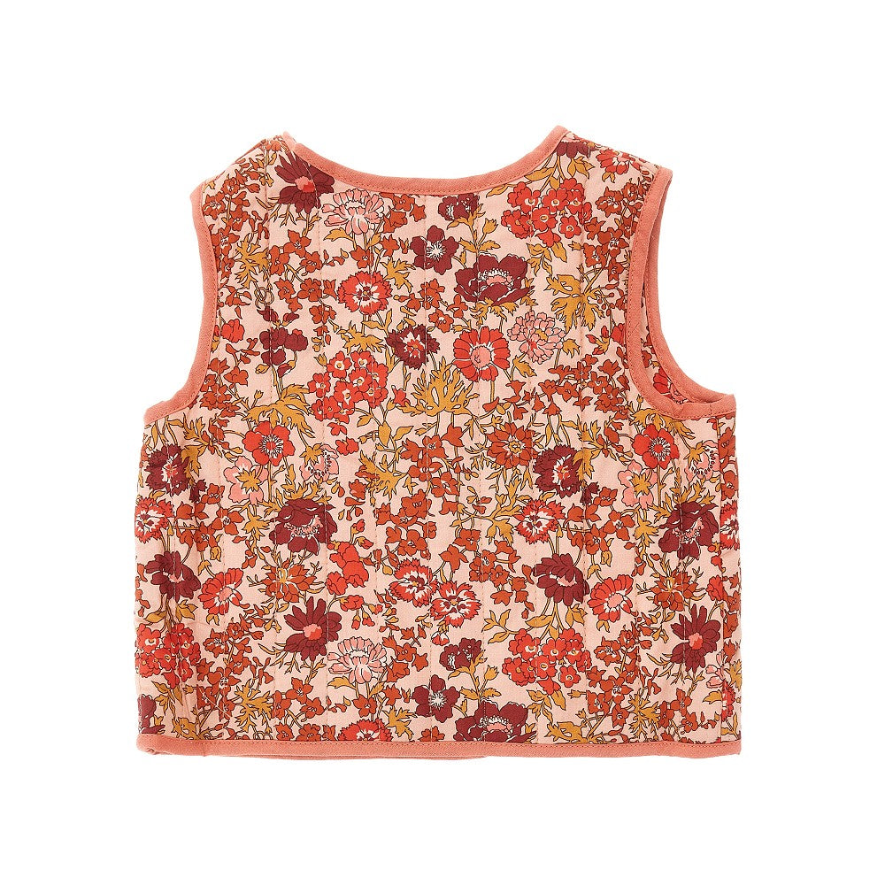 Gilet trapuntato 'Layla' in cotone Liberty
