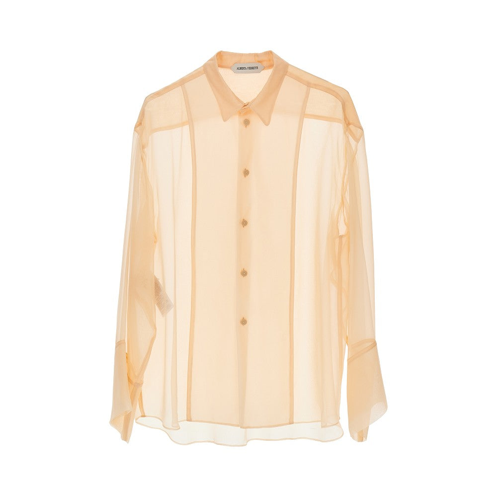 Silk chiffon shirt