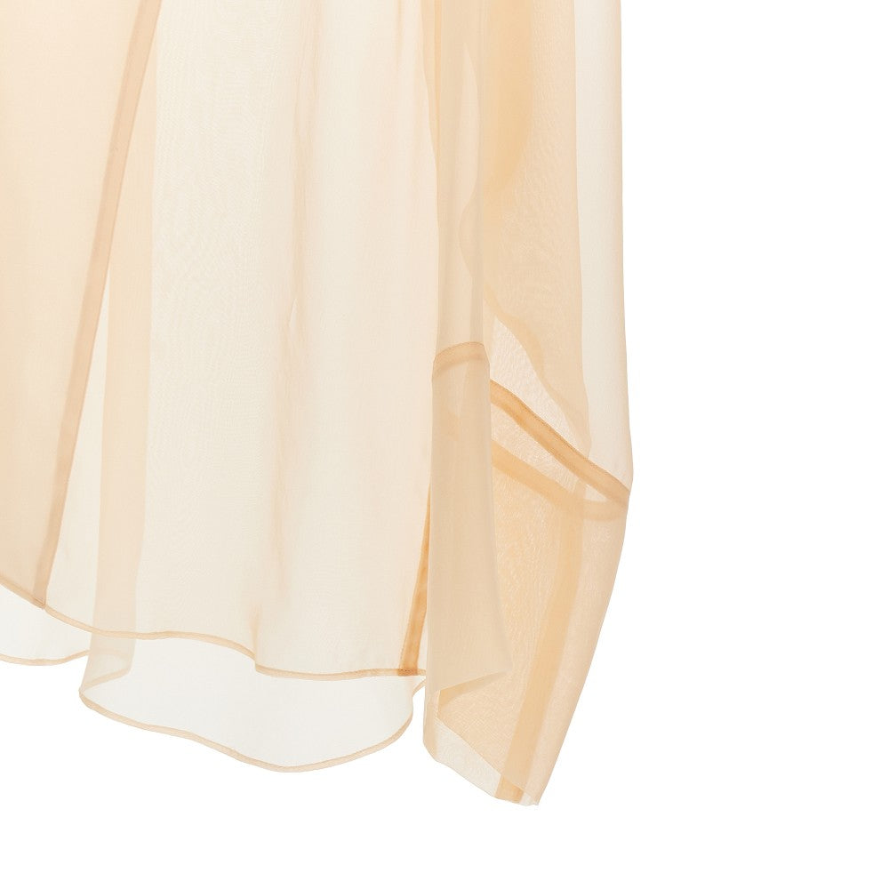 Silk chiffon shirt