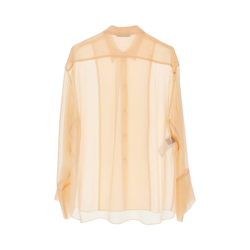 Silk chiffon shirt
