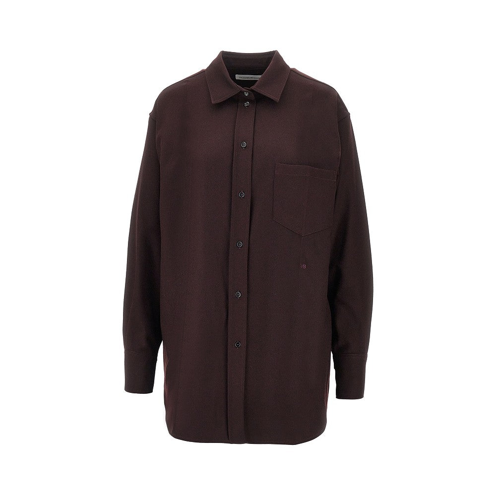 Wool flannel shirt