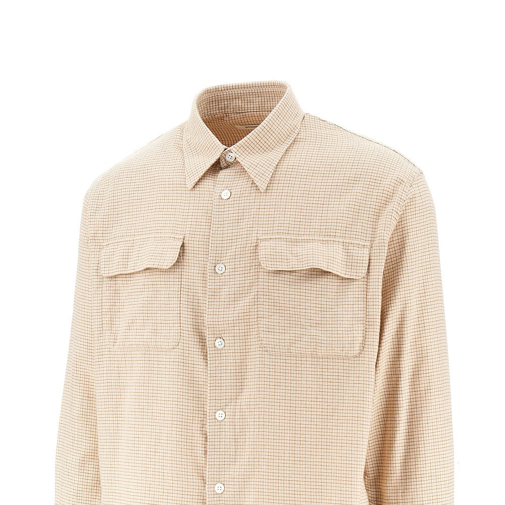 Camicia Pocket in flanella
