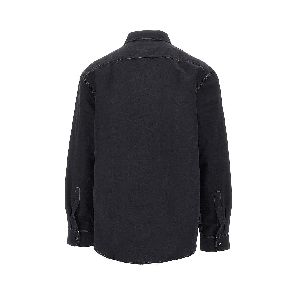 'Louro' cotton and linen shirt