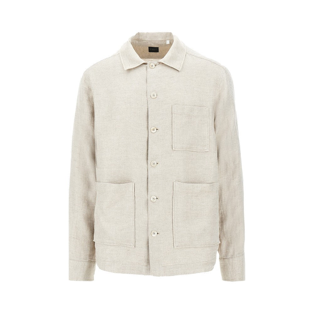 Mélange twill shirt