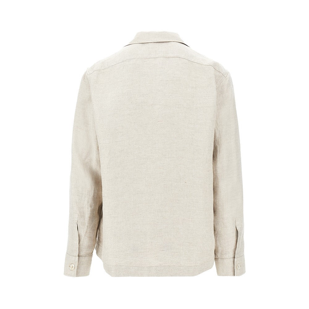 Mélange twill shirt