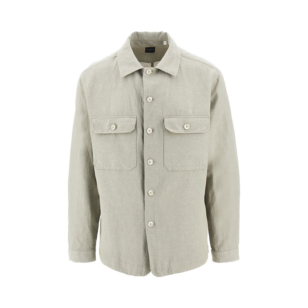 Cotton and linen shirt