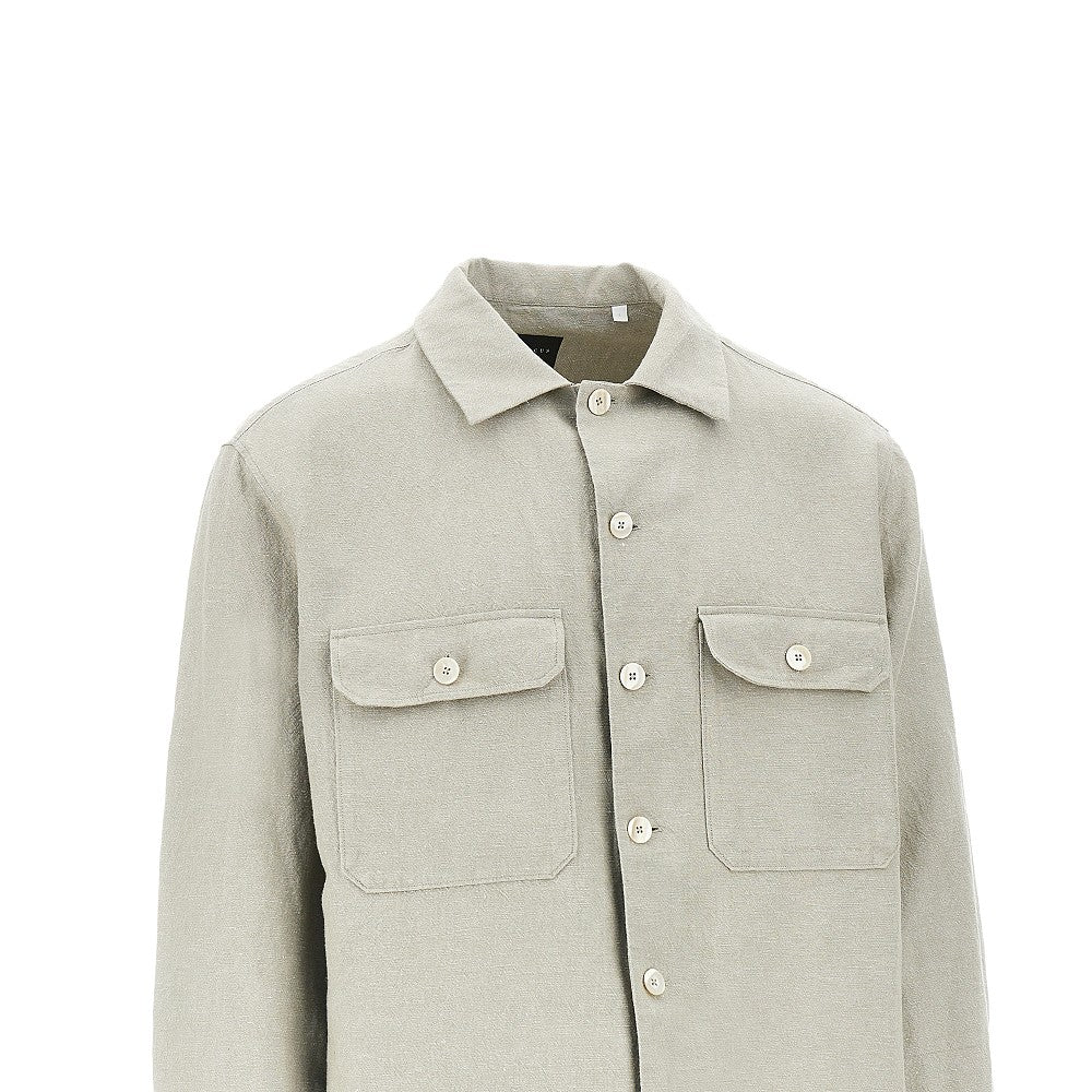 Cotton and linen shirt