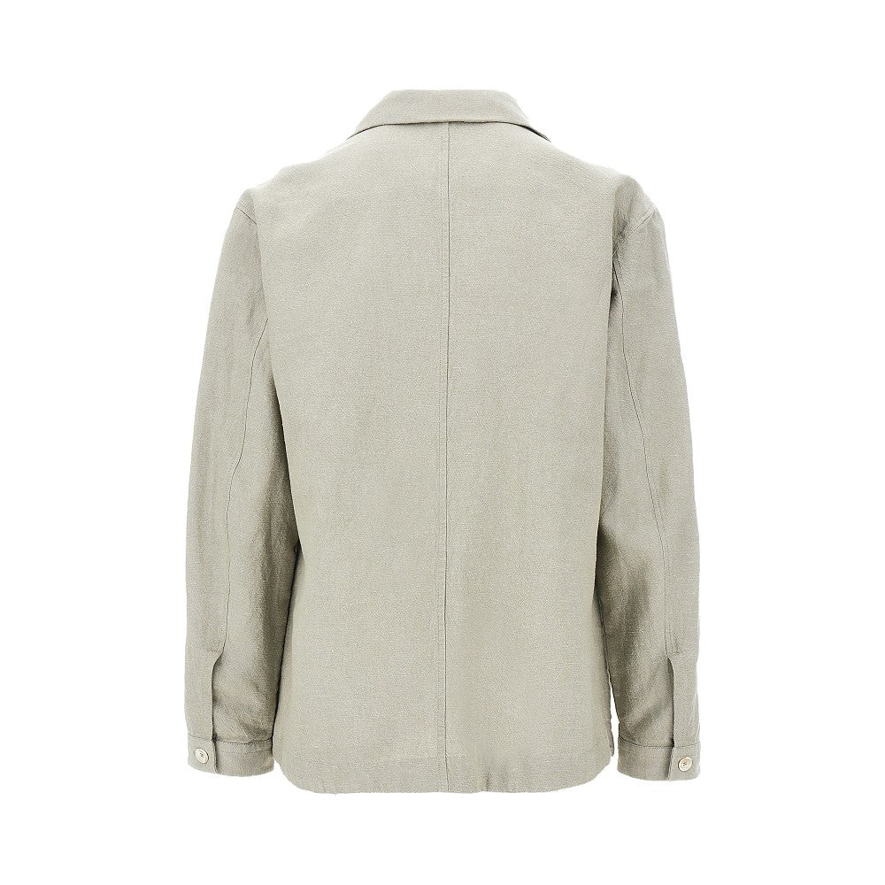 Cotton and linen shirt