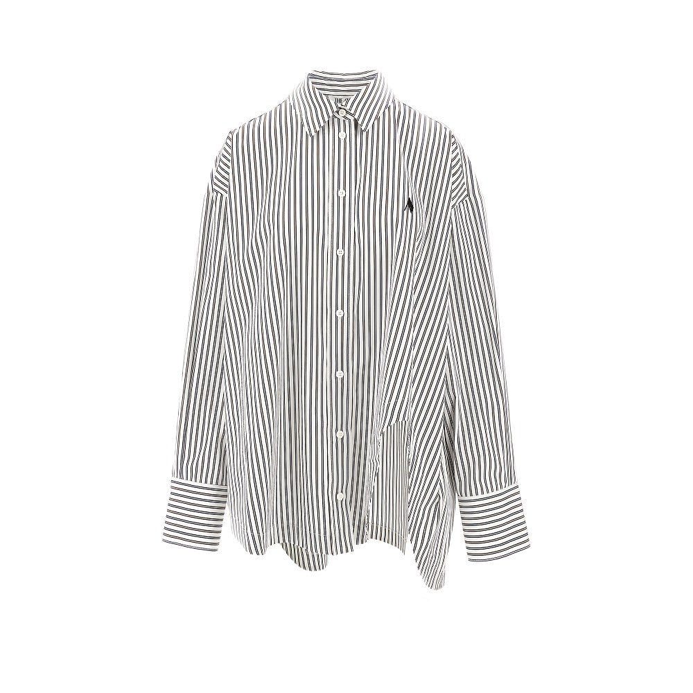 'Diana' striped poplin shirt