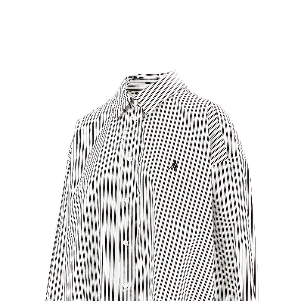 'Diana' striped poplin shirt