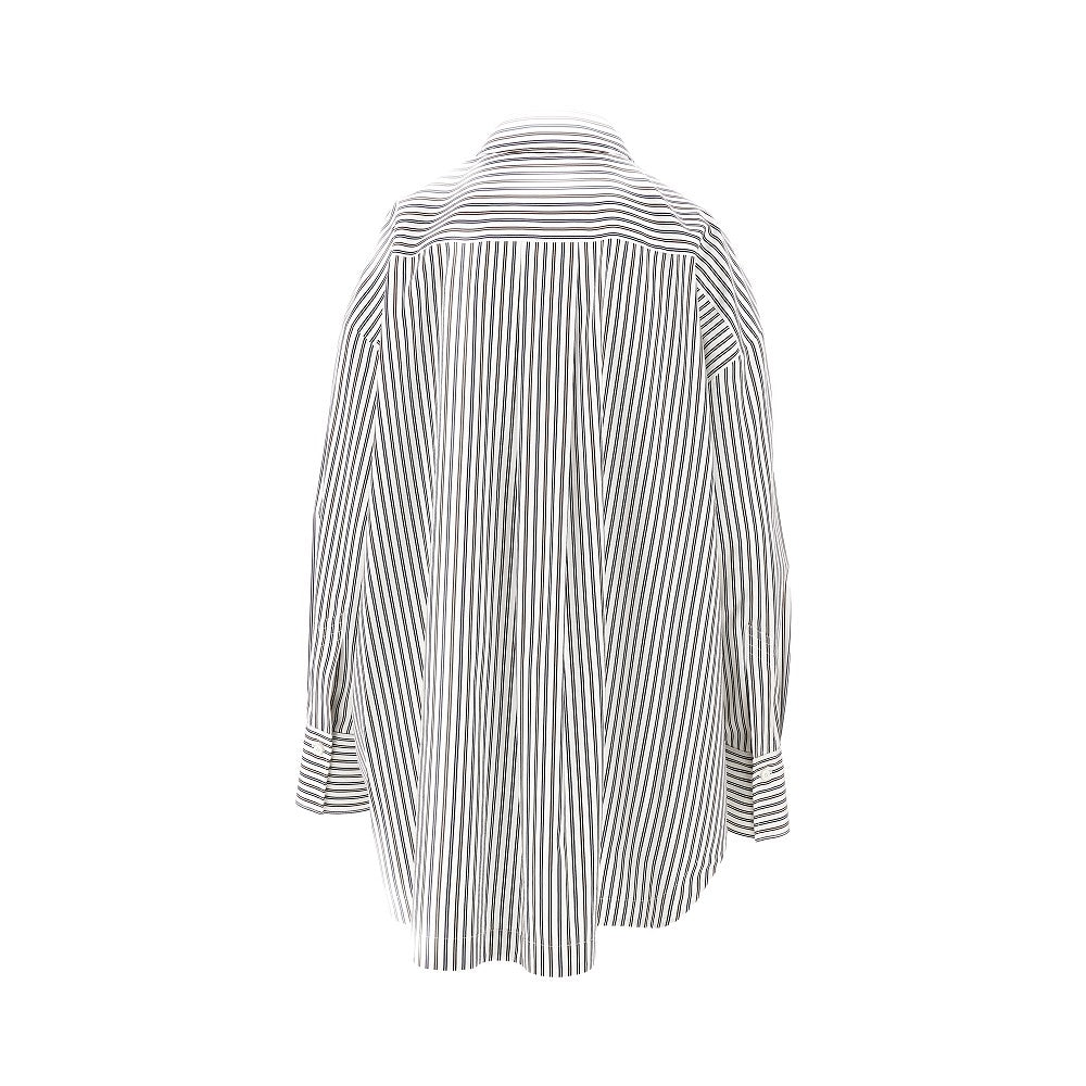 'Diana' striped poplin shirt