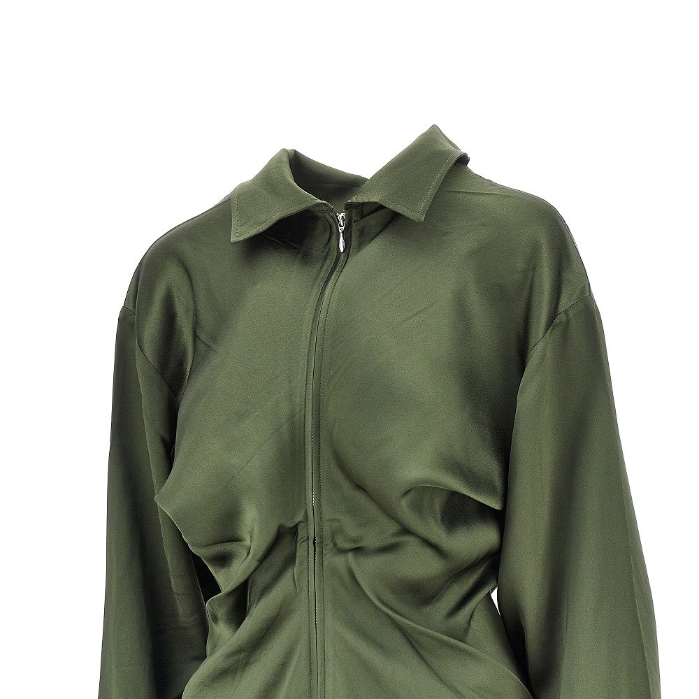 Satin slouch blouse