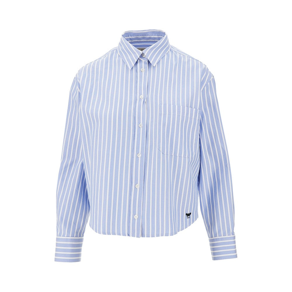 Camicia in cotone Oxford a righe