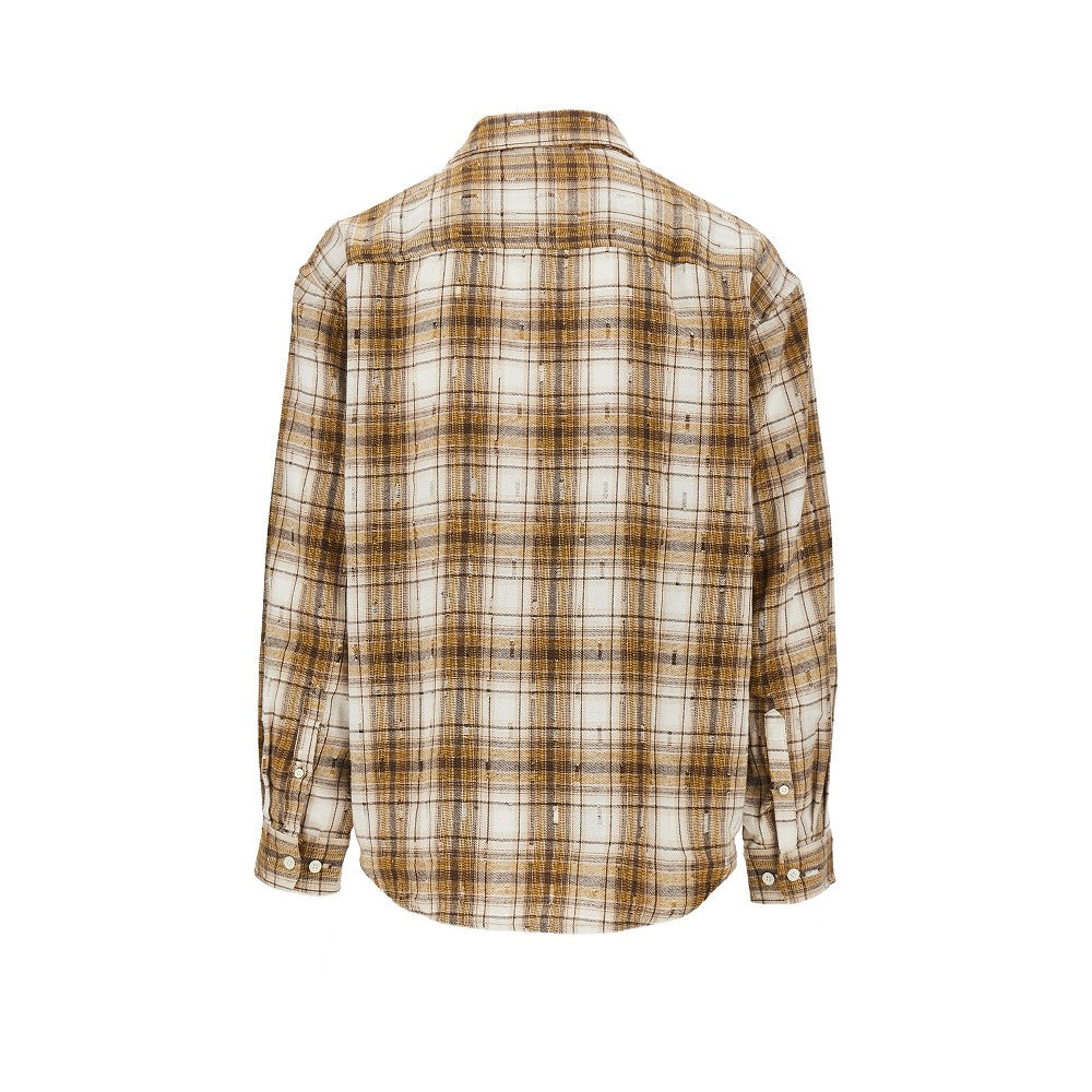 Camicia 'WBJong' con effetto sdrucito