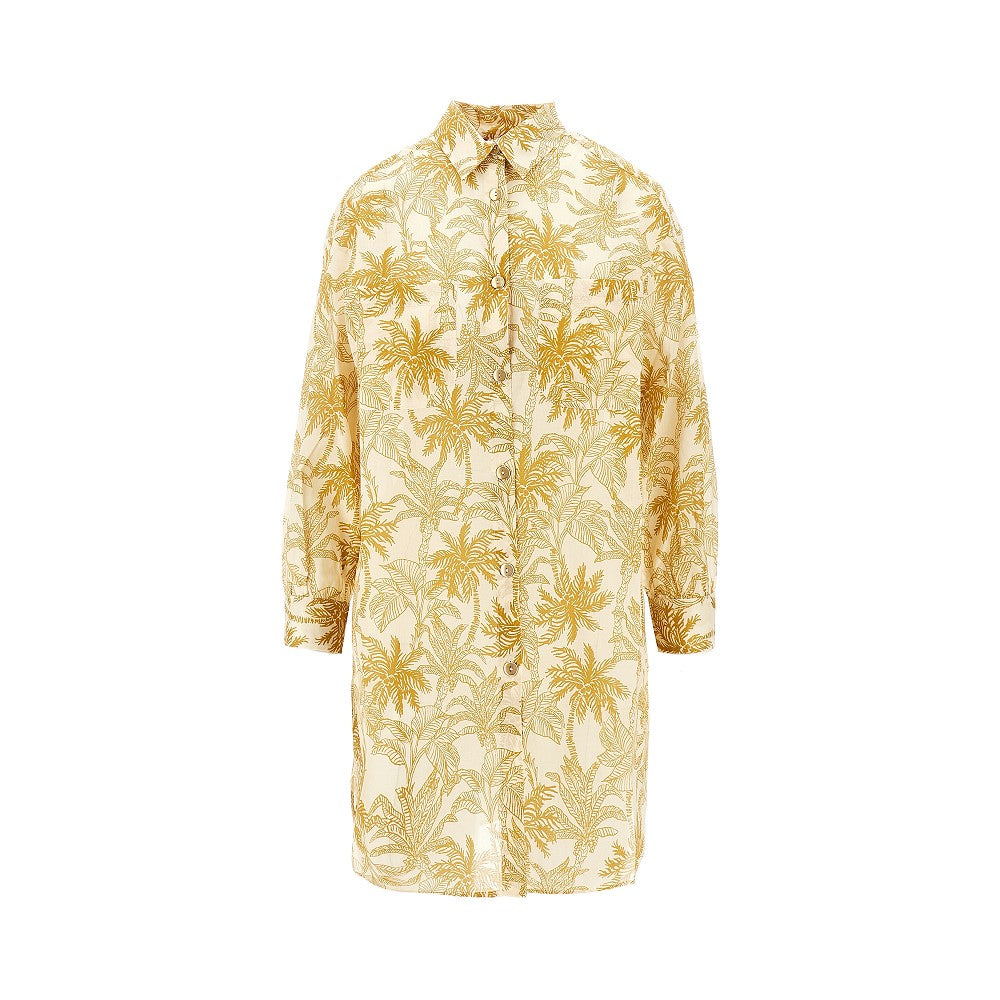 Maxi camicia 'Exotisme' in cotone