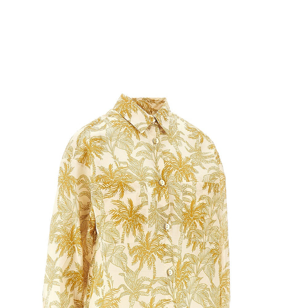 Maxi camicia 'Exotisme' in cotone