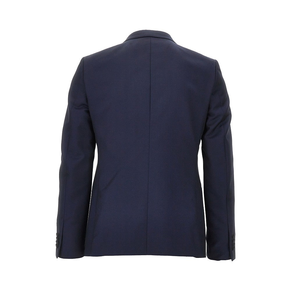 Abito sartoriale da sera in lana e mohair