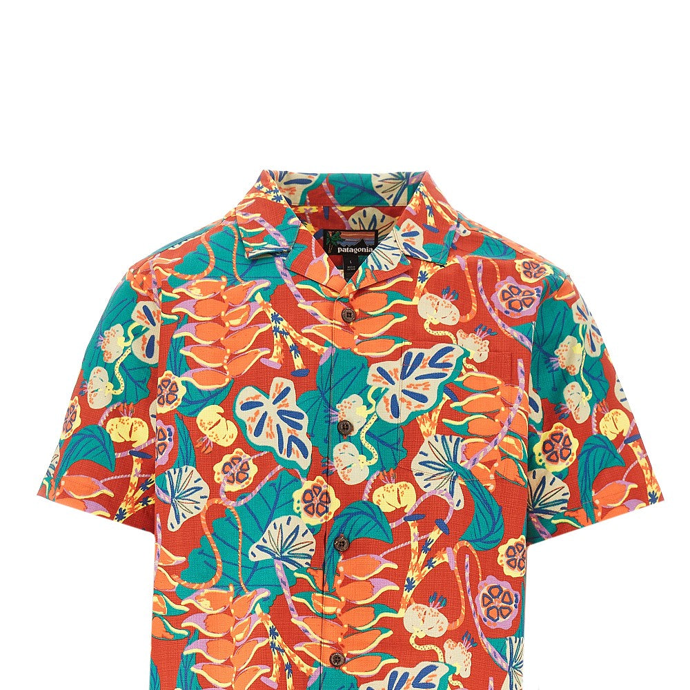 'Tidal Threads' printed cotton shirt