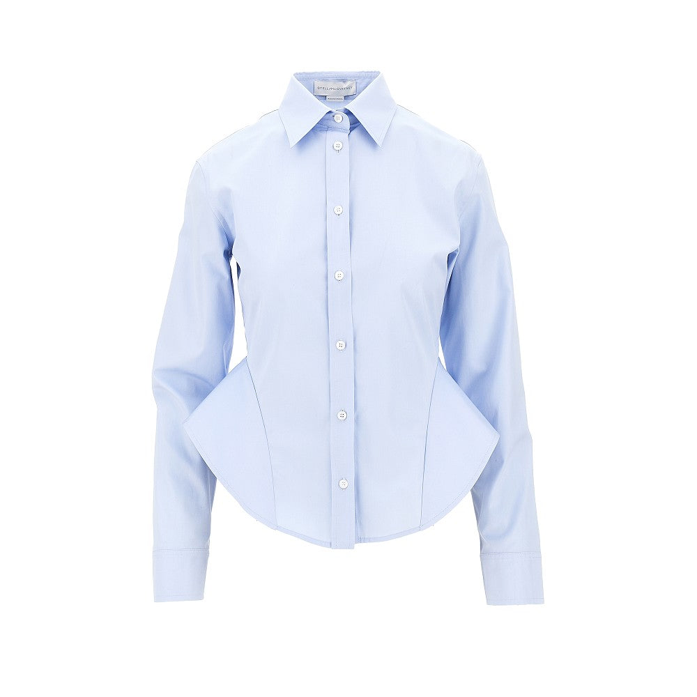 Camicia in popeline con baschina