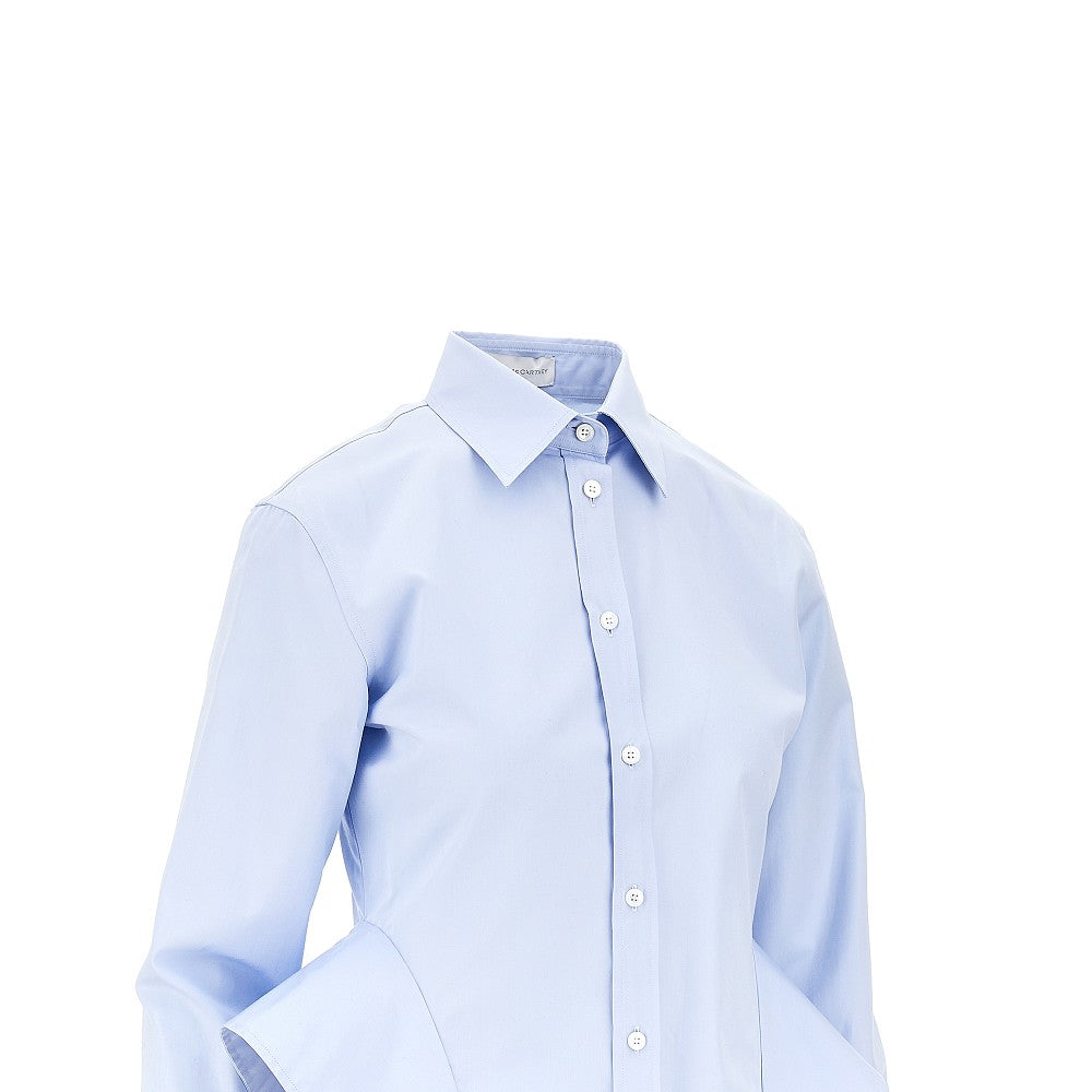 Camicia in popeline con baschina