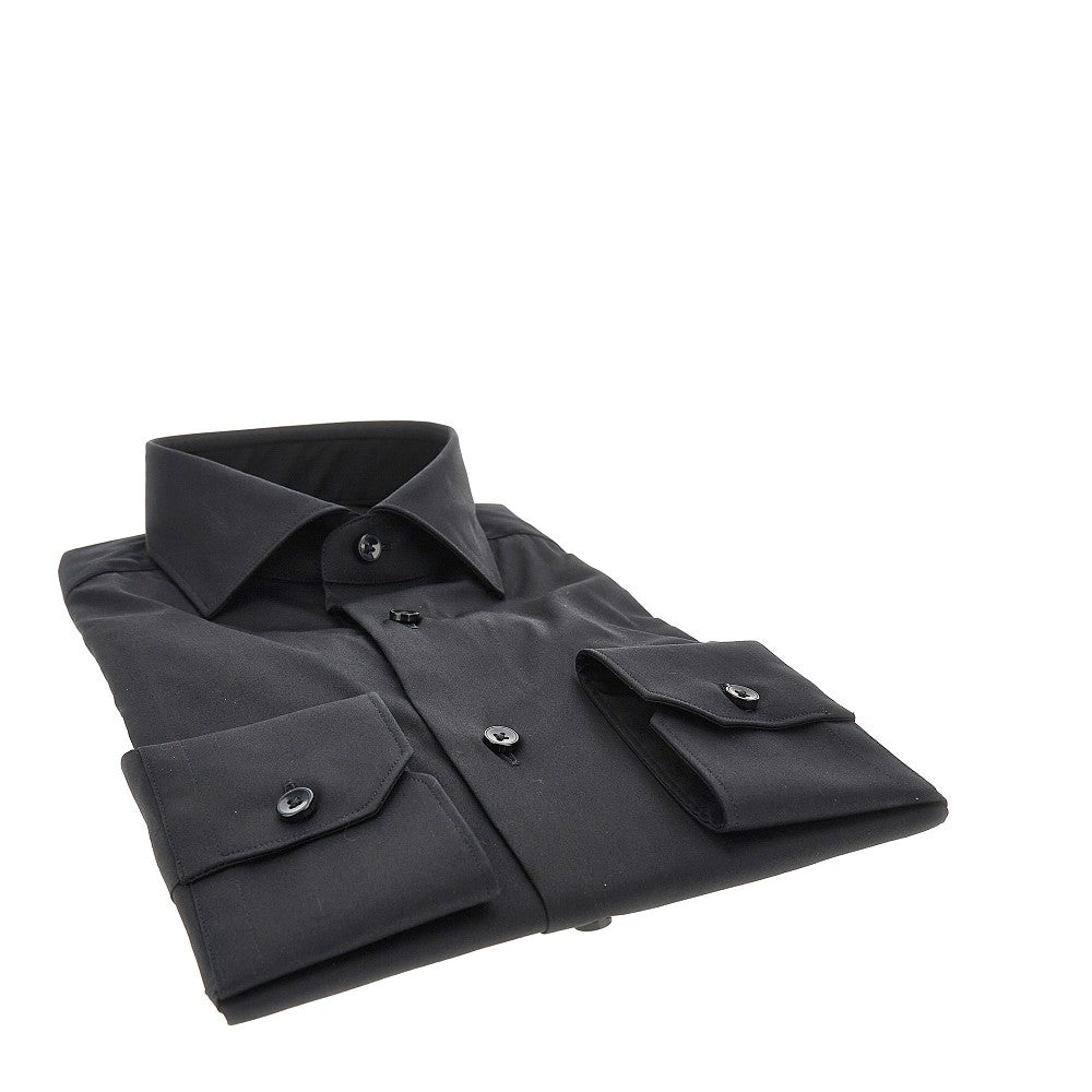 Camicia Slim Fit in popeline stretch