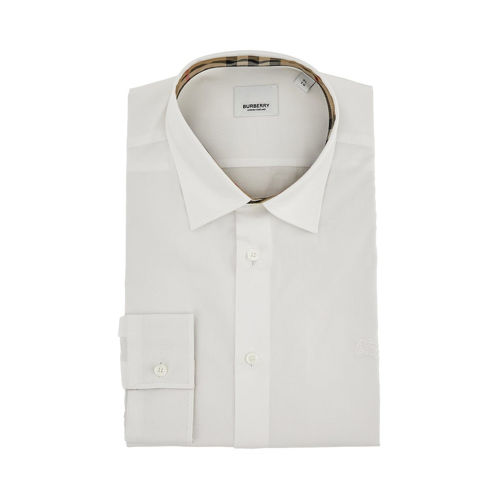 Stretch poplin shirt