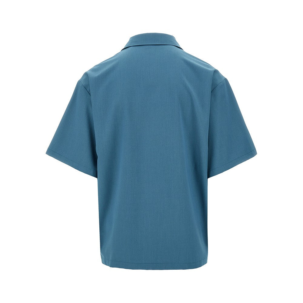 Camicia bowling con pannelli frontali