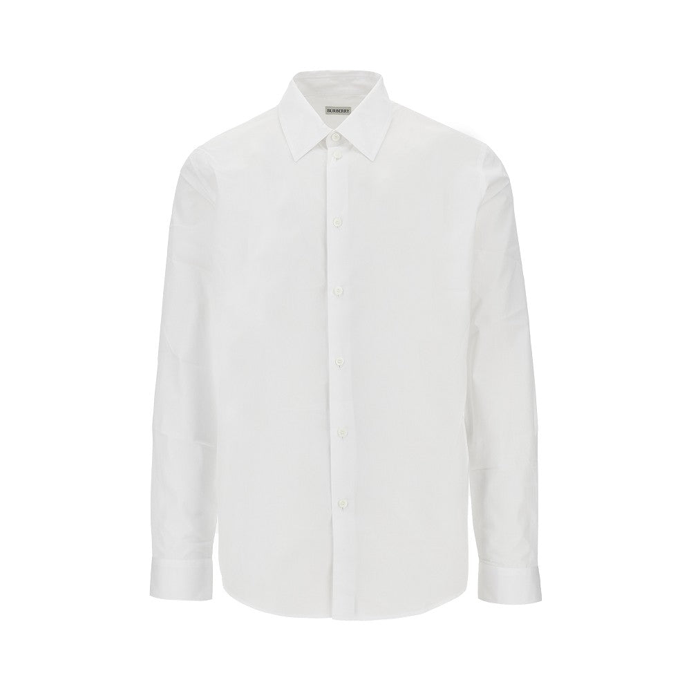 Poplin shirt with EKD embroidery