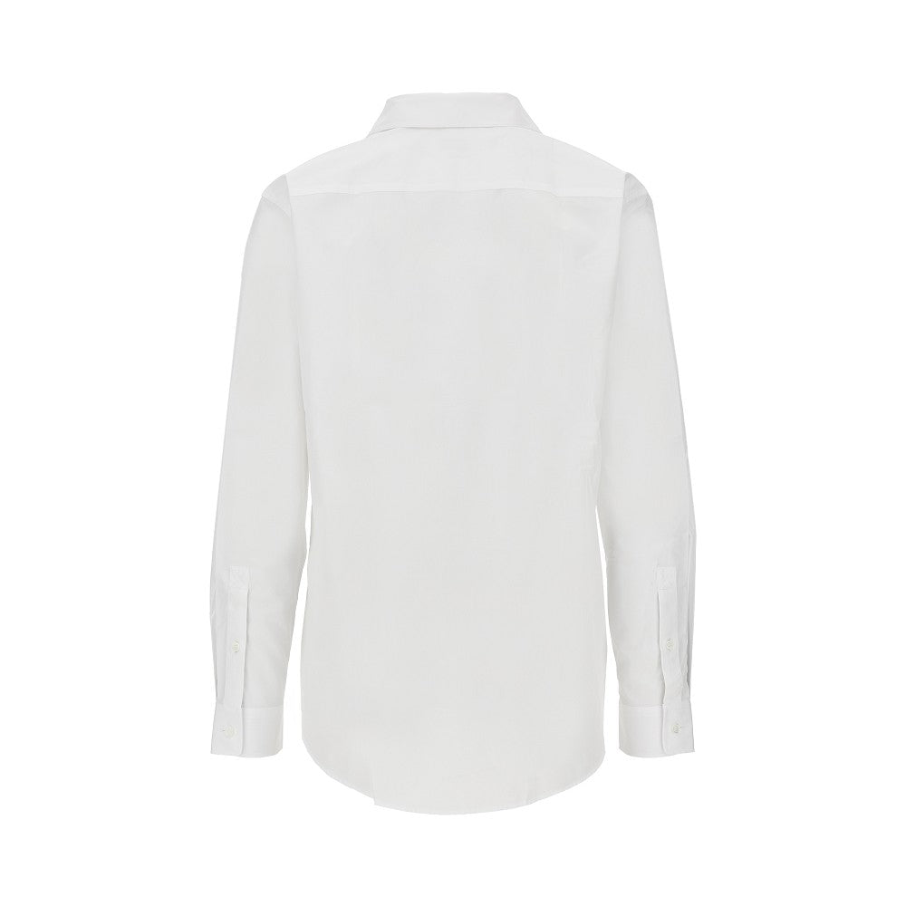 Poplin shirt with EKD embroidery