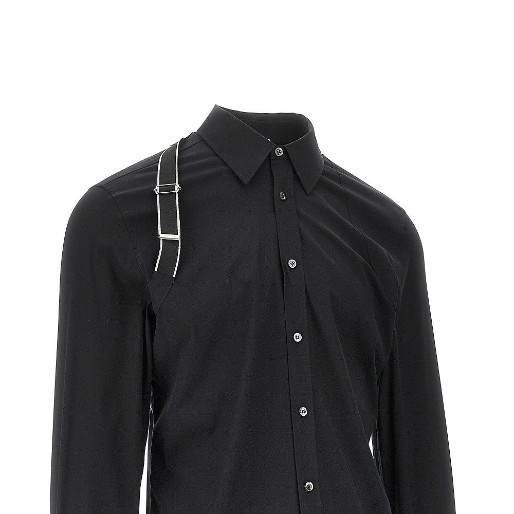 Camicia Harness in popeline stretch